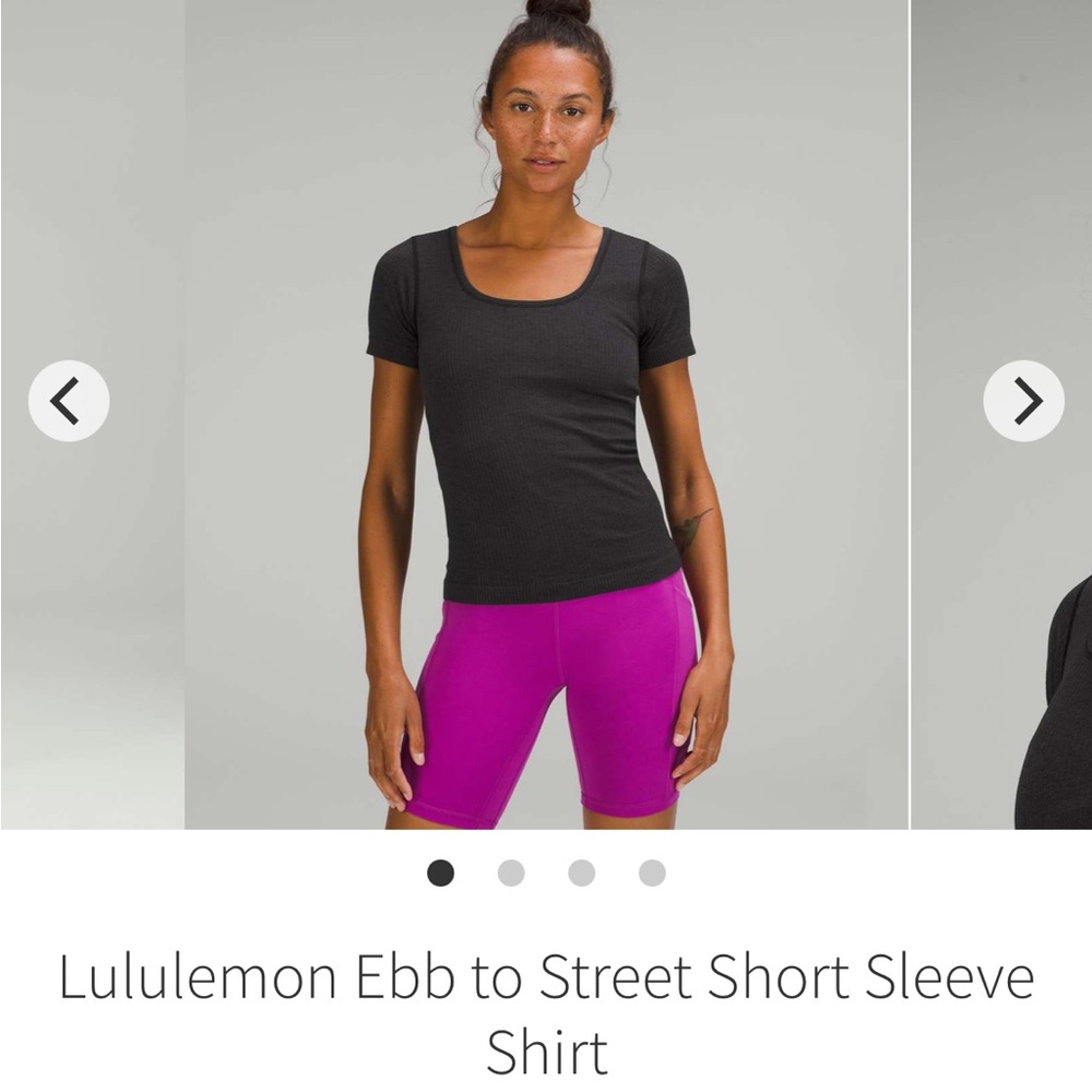 Lululemon Ebb to Street Short Sleeve shirt